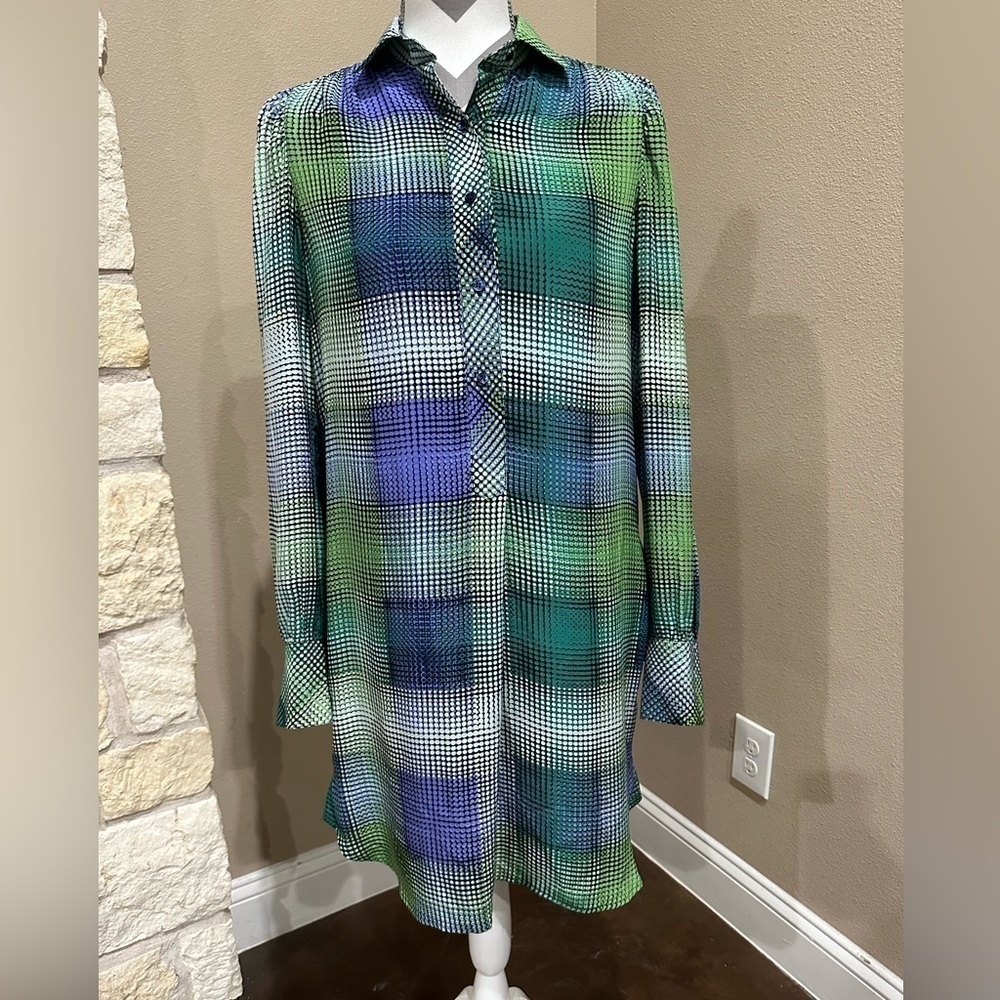 BCBG Maxazria dot patterned dress